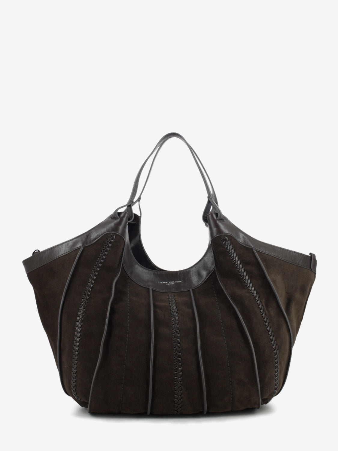 Borsa in suede Dua espresso