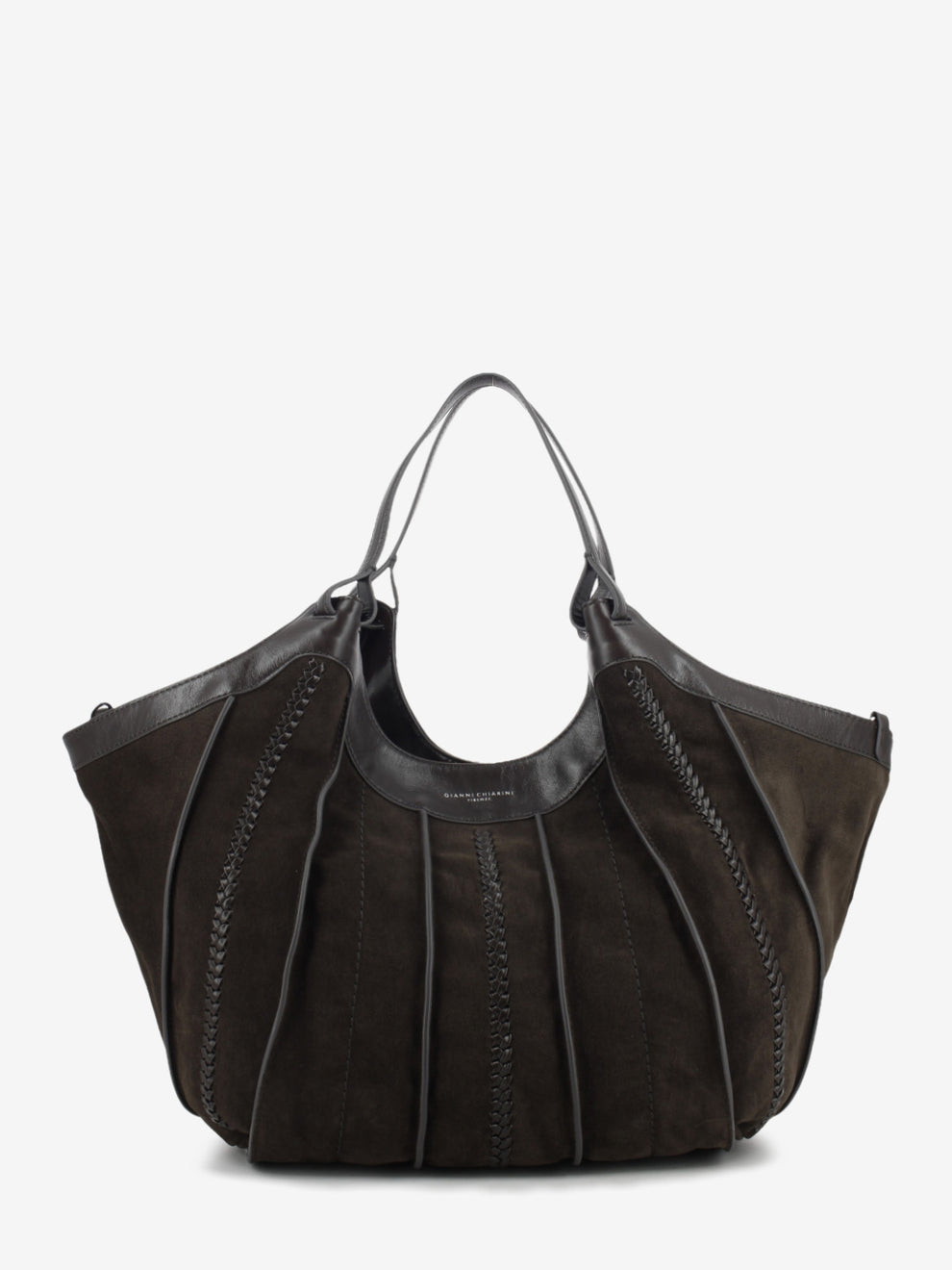 Borsa in suede Dua espresso