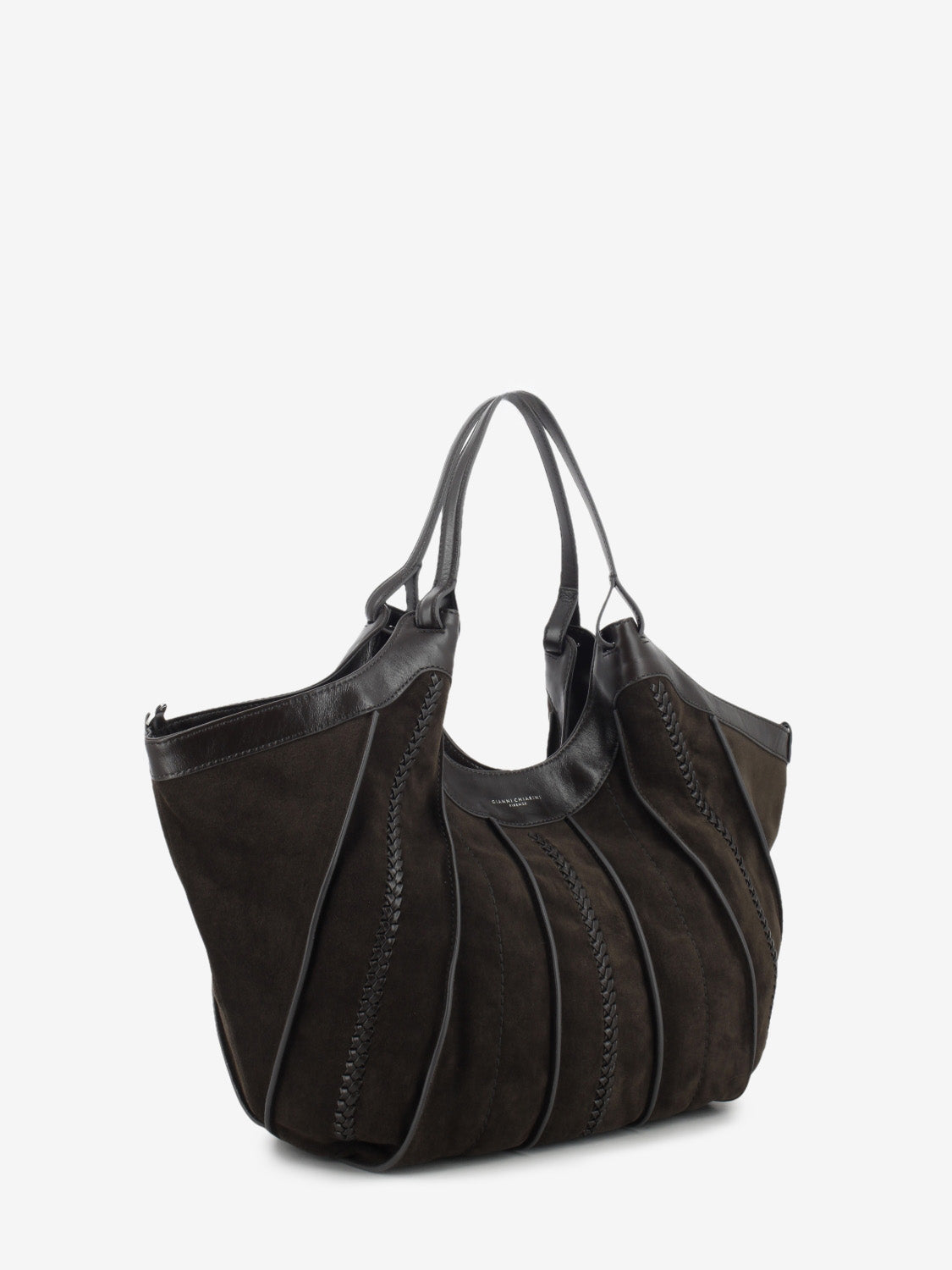 Borsa in suede Dua espresso