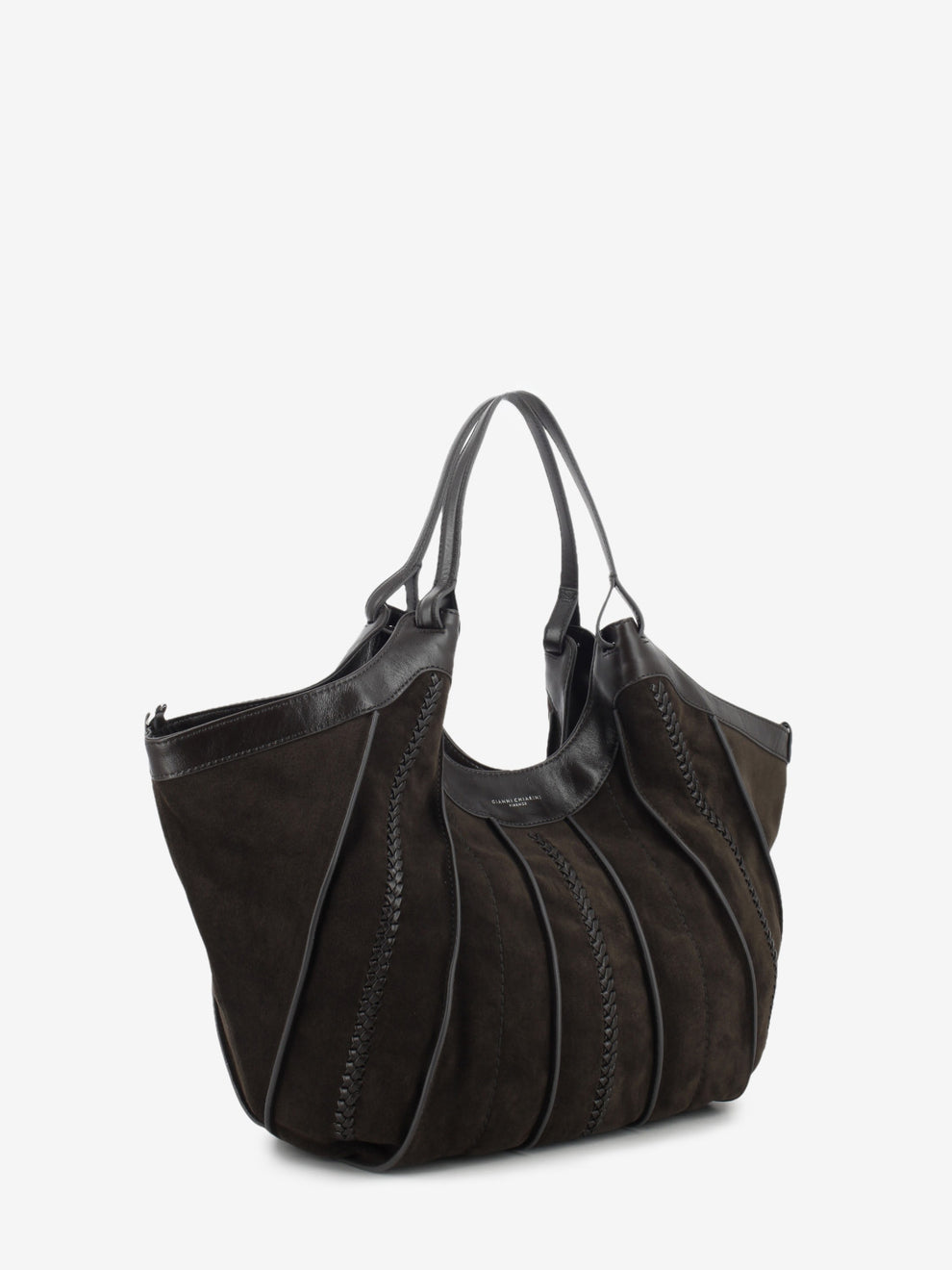 Borsa in suede Dua espresso