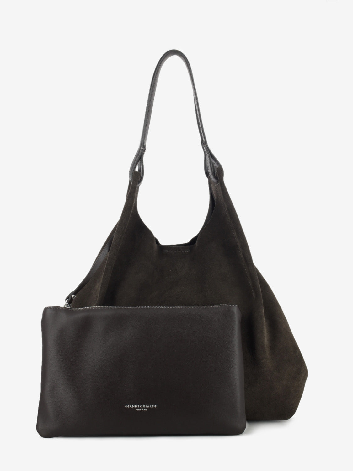 Borsa in suede Dua moka