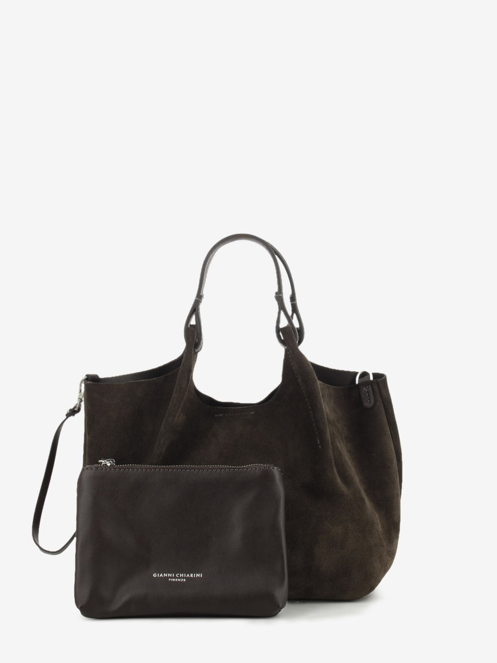 Borsa in suede Dua moka