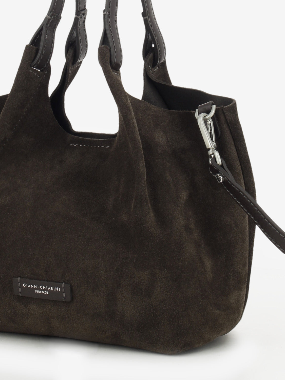Borsa in suede Dua moka