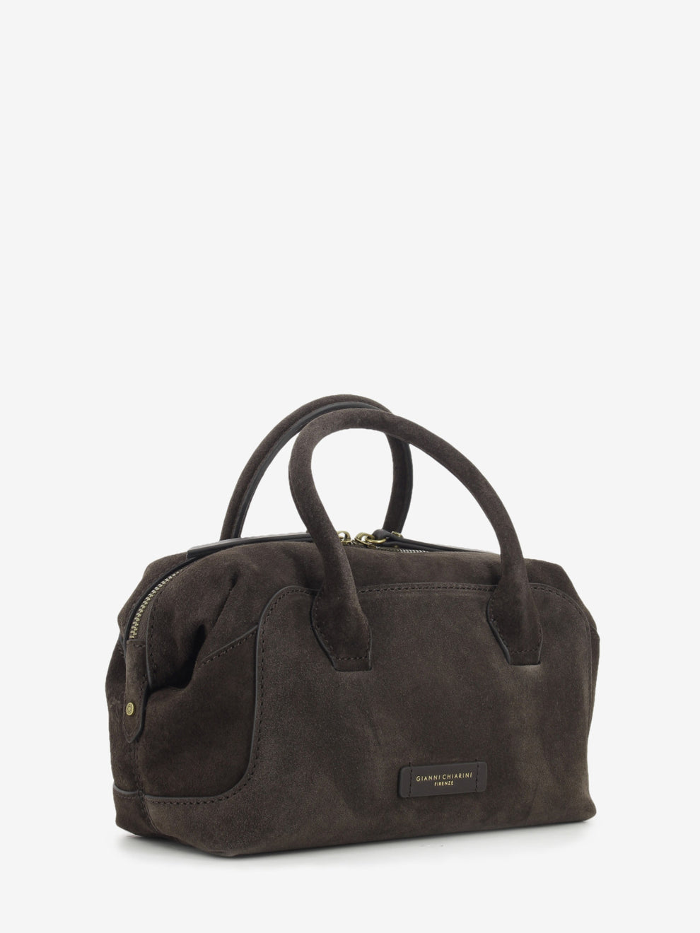 Borsa in suede Gemma moka
