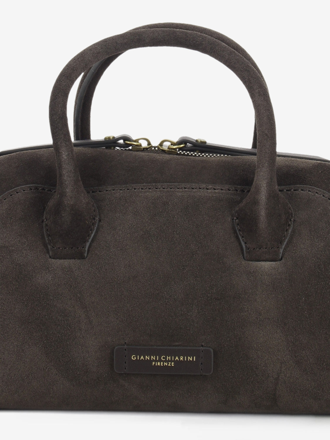 Borsa in suede Gemma moka
