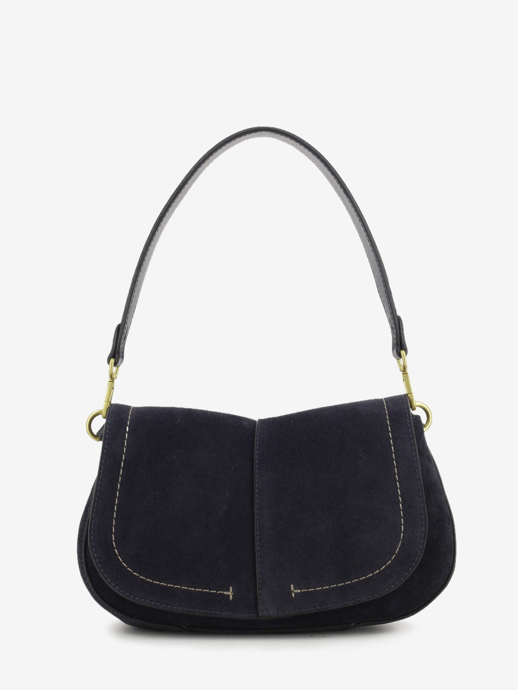 Borsa in suede Helena round notturno