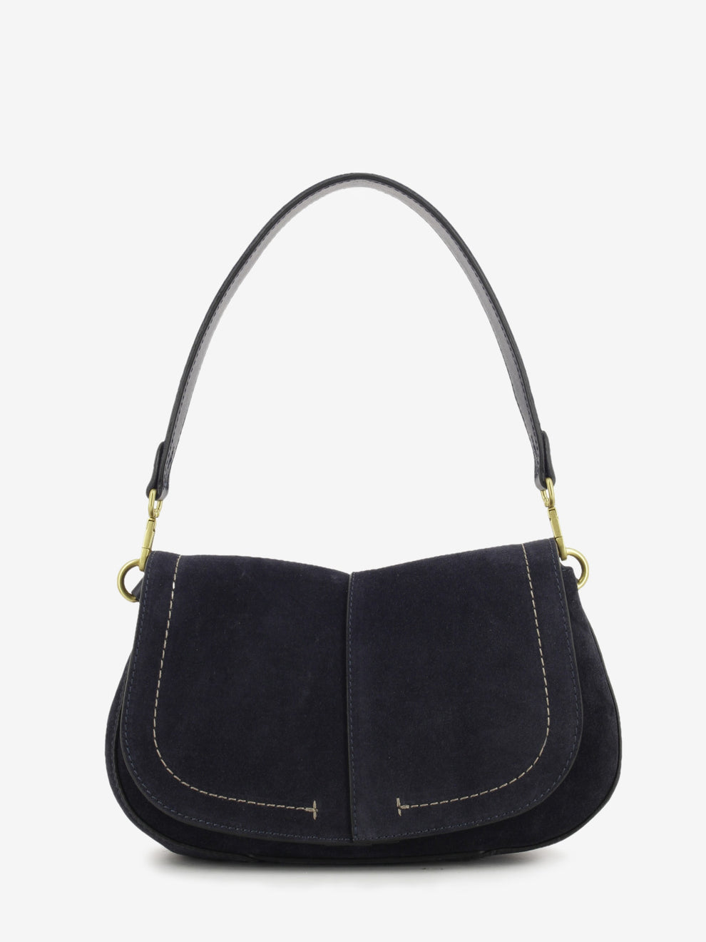 Borsa in suede Helena round notturno
