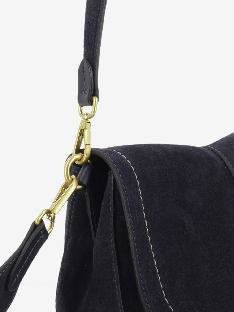 Borsa in suede Helena round notturno