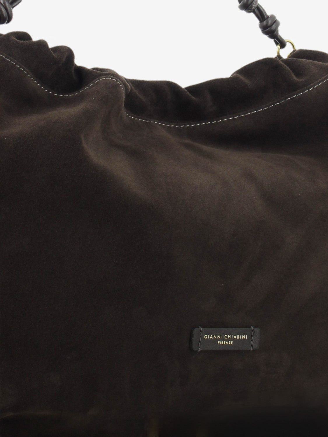 Borsa in suede Morgana moka