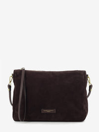 Borsa in suede Nora Pouch amarone