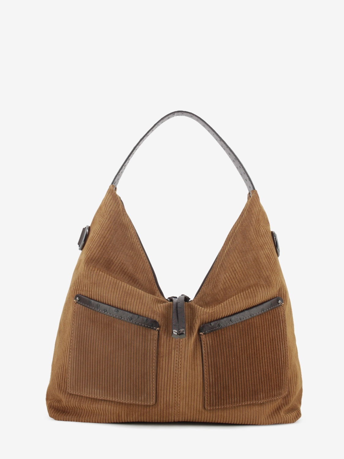 SCILLA COGNAC LEATHER BAG BS12335-CMCNT_099