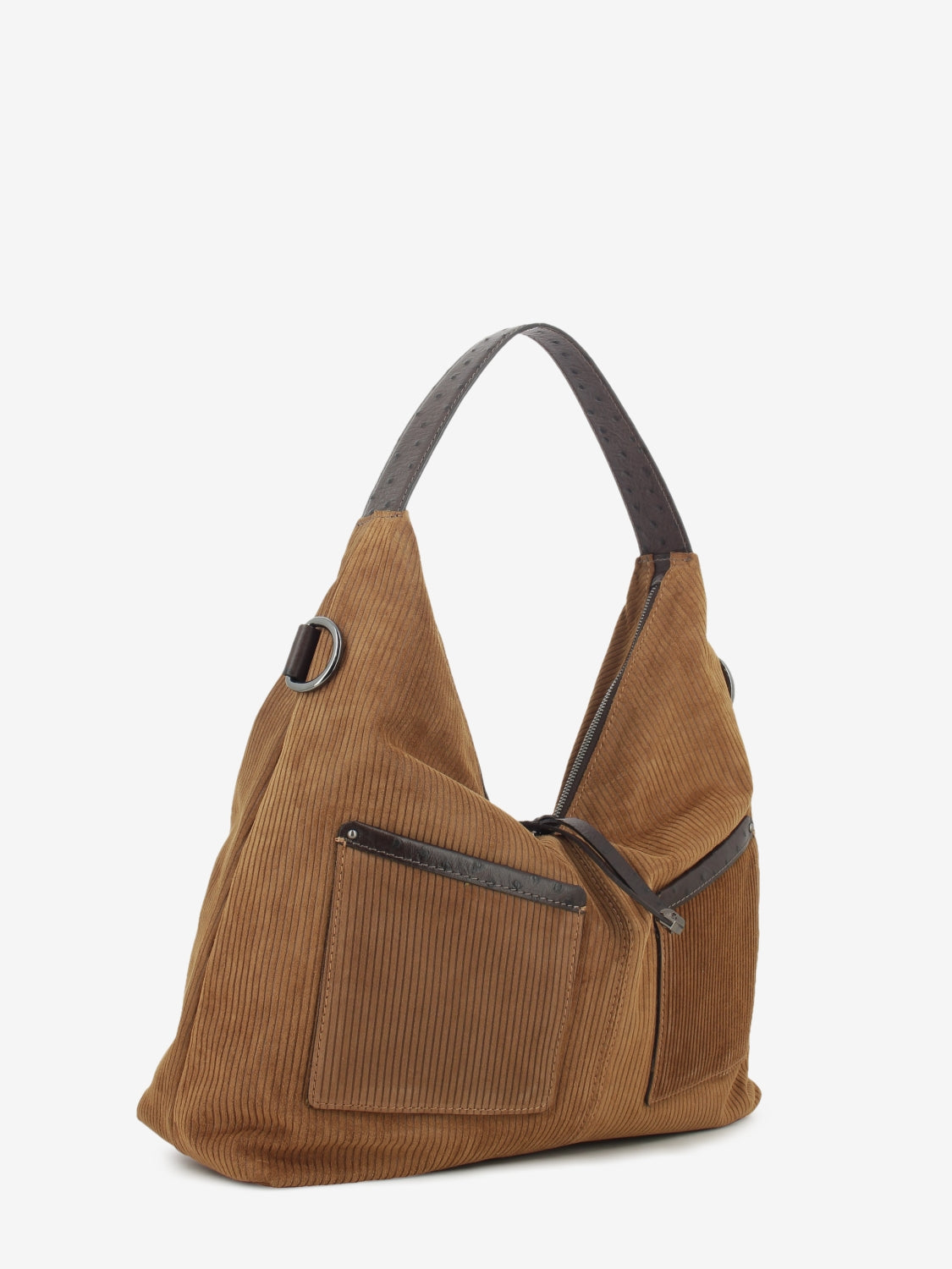 SCILLA COGNAC LEATHER BAG BS12335-CMCNT_099