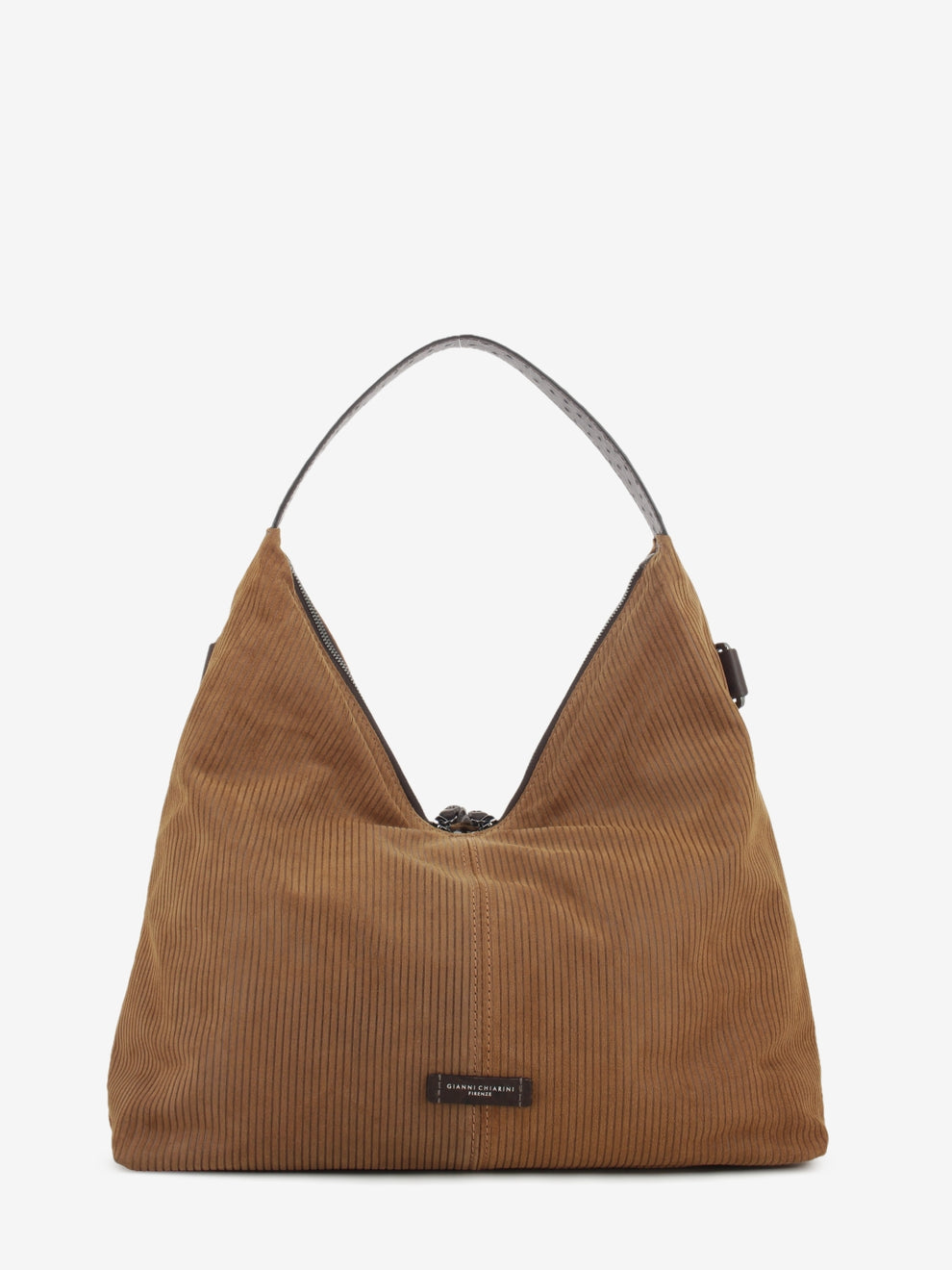 SCILLA COGNAC LEATHER BAG BS12335-CMCNT_099