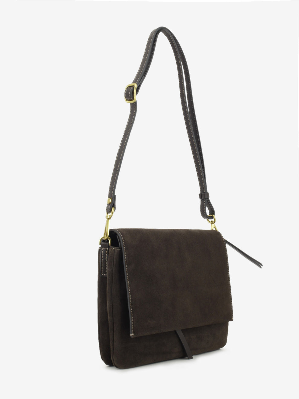 Borsa in suede Three moka