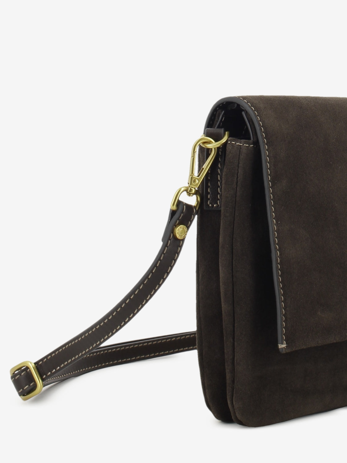 Borsa in suede Three moka