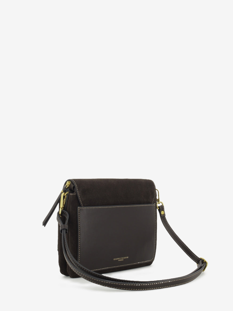 Borsa in suede Three moka