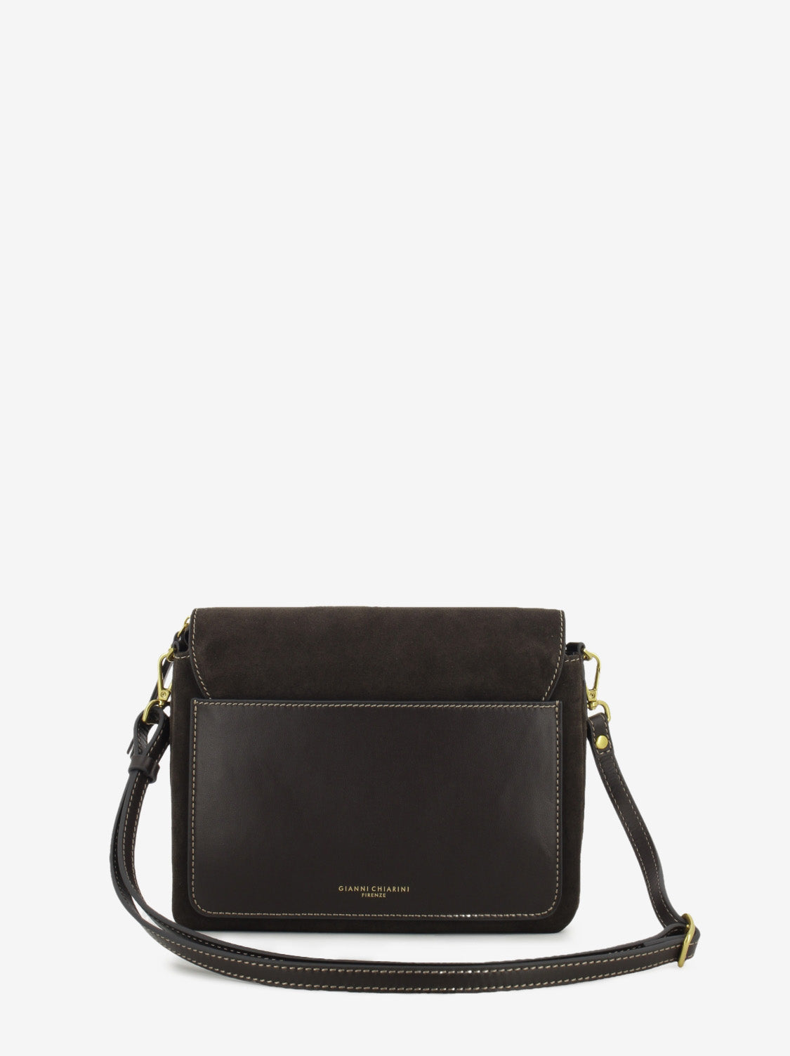 Borsa in suede Three moka
