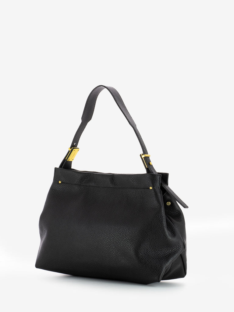 GIANNI CHIARINI - Borsa Matilde a spalla in pelle nero