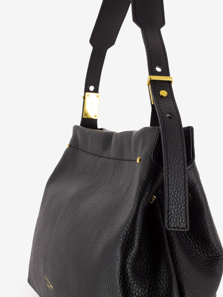 GIANNI CHIARINI - Borsa Matilde a spalla in pelle nero