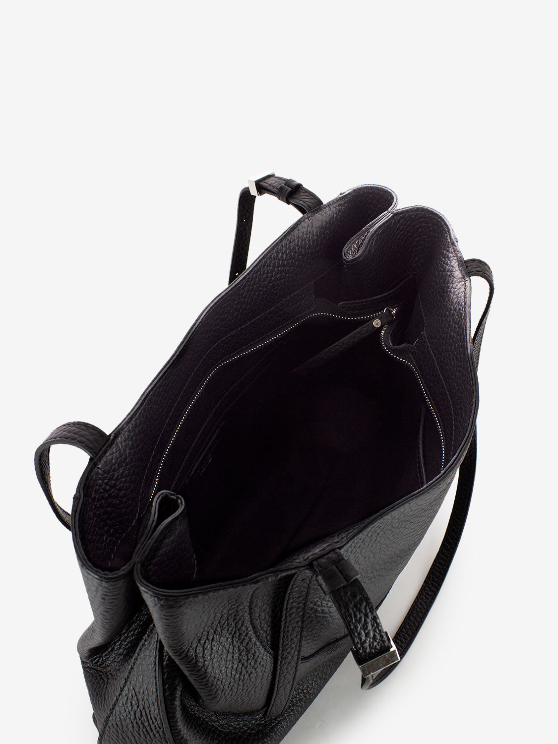 Minerva bag in black leather