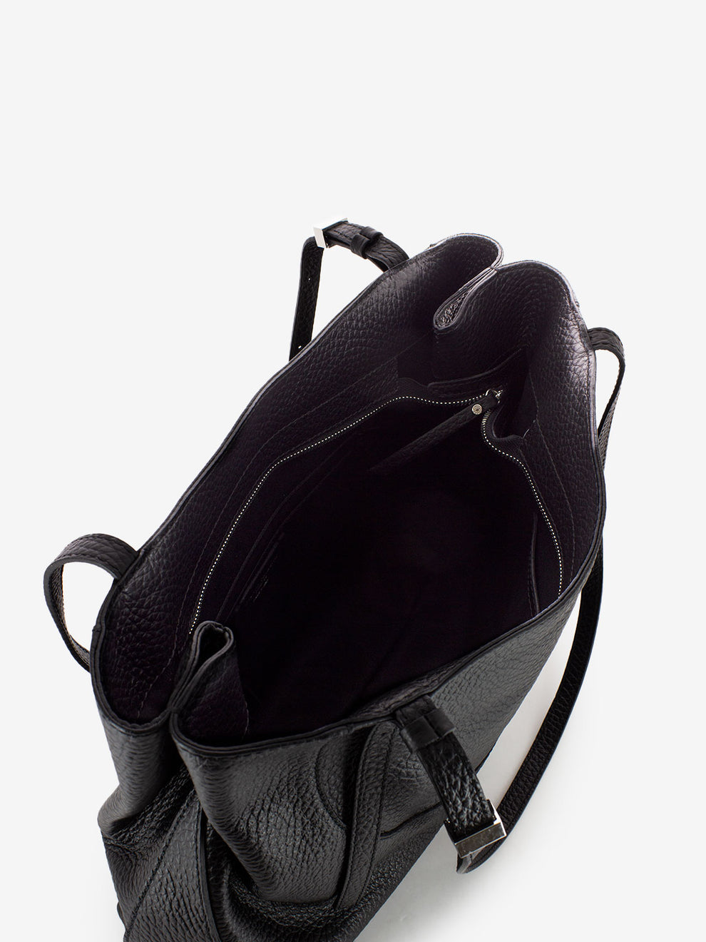Minerva bag in black leather