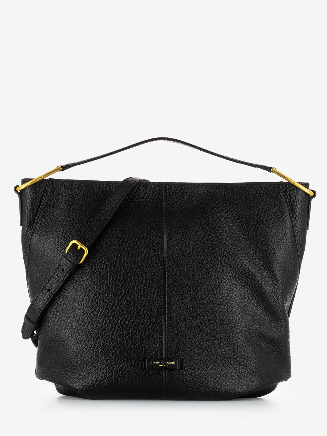 Borsa Natasha in pelle nera