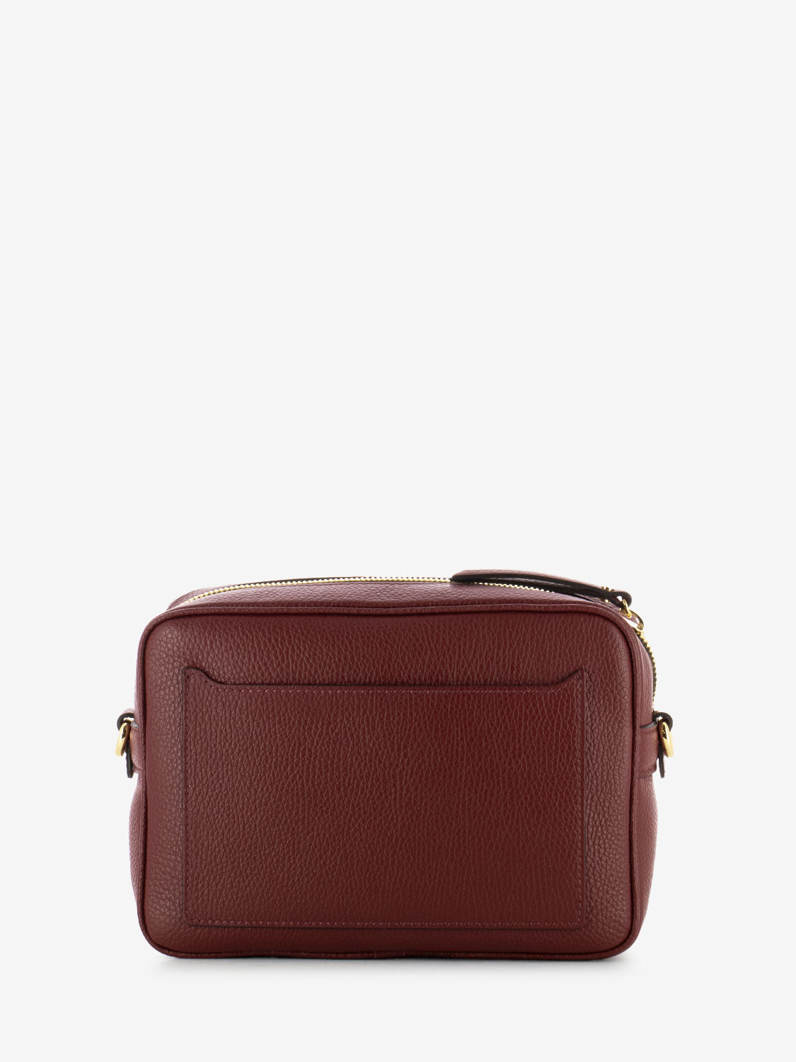 Nina shoulder bag in burgundy leather