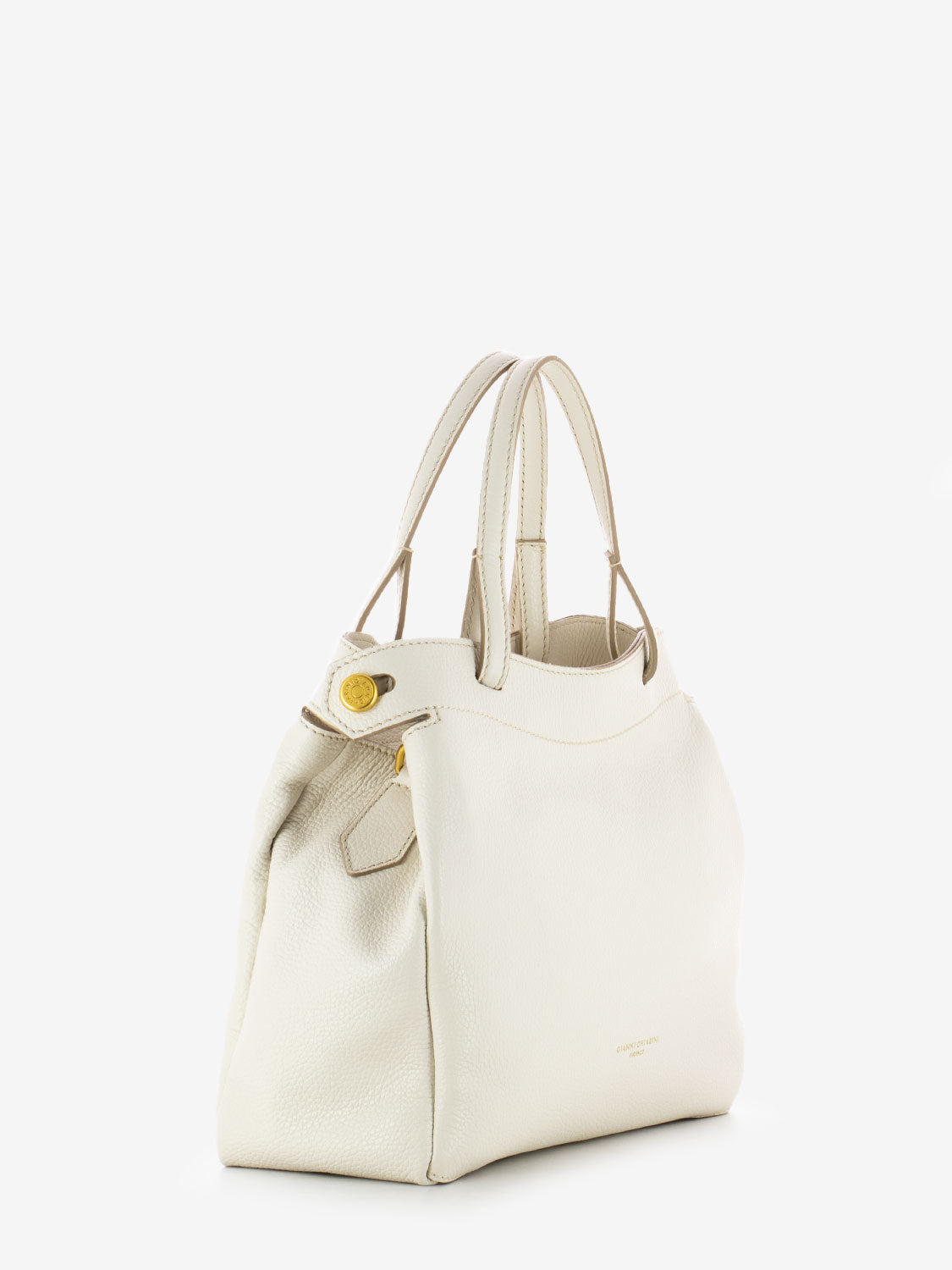 Borsa Ottavia in pelle bianco