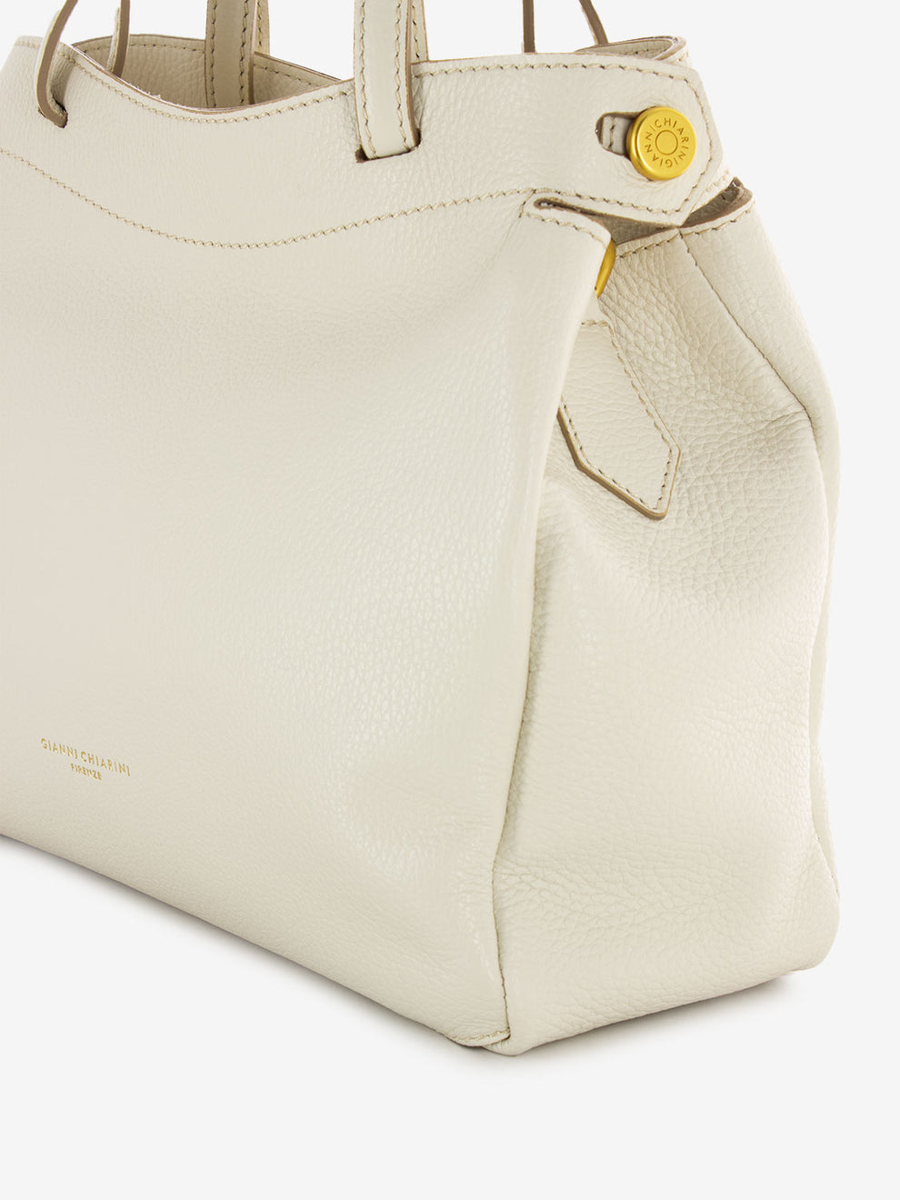 Borsa Ottavia in pelle bianco