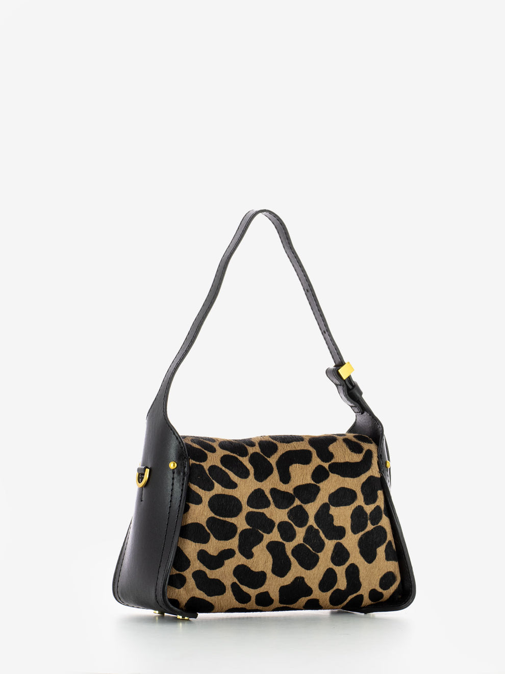 Borsa Penelope in pelle leo / nero