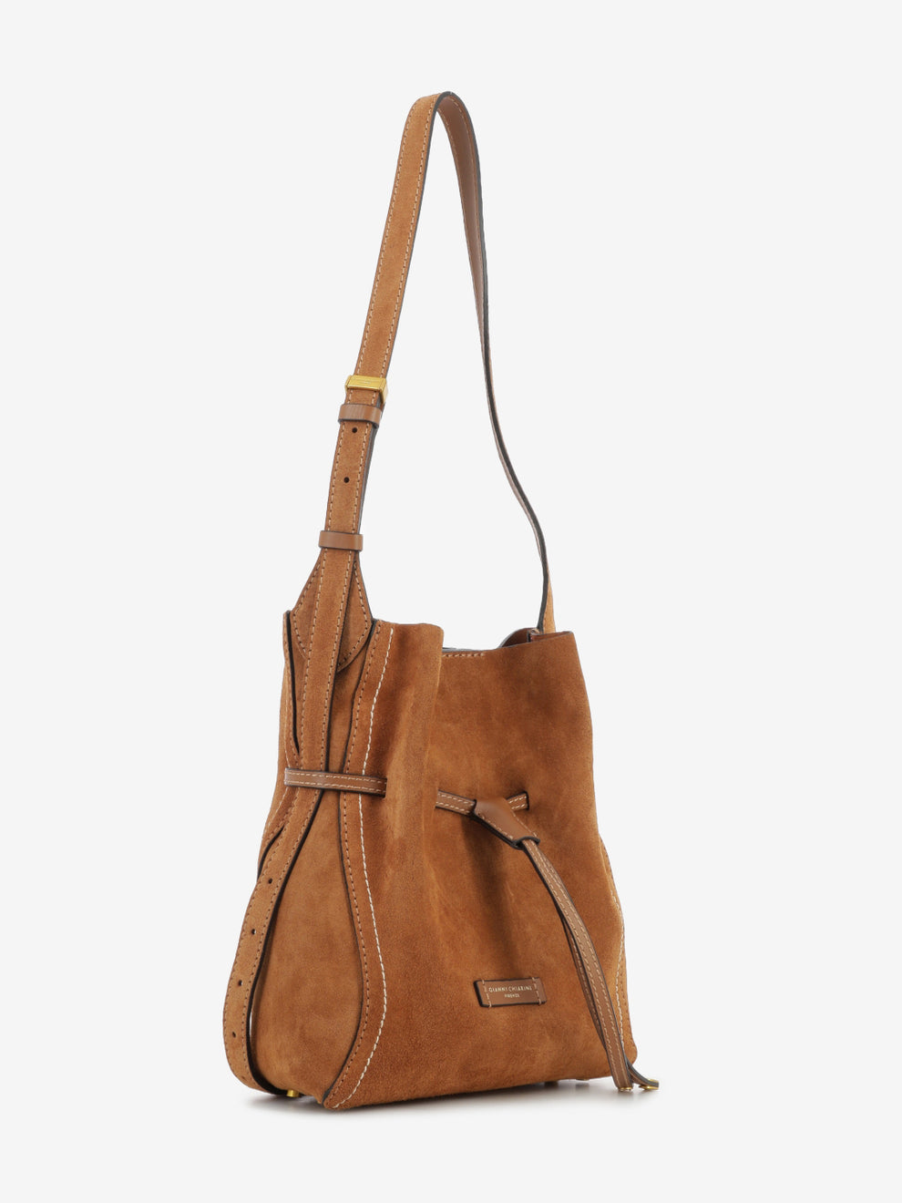 Borsa Sienna in suede caramel