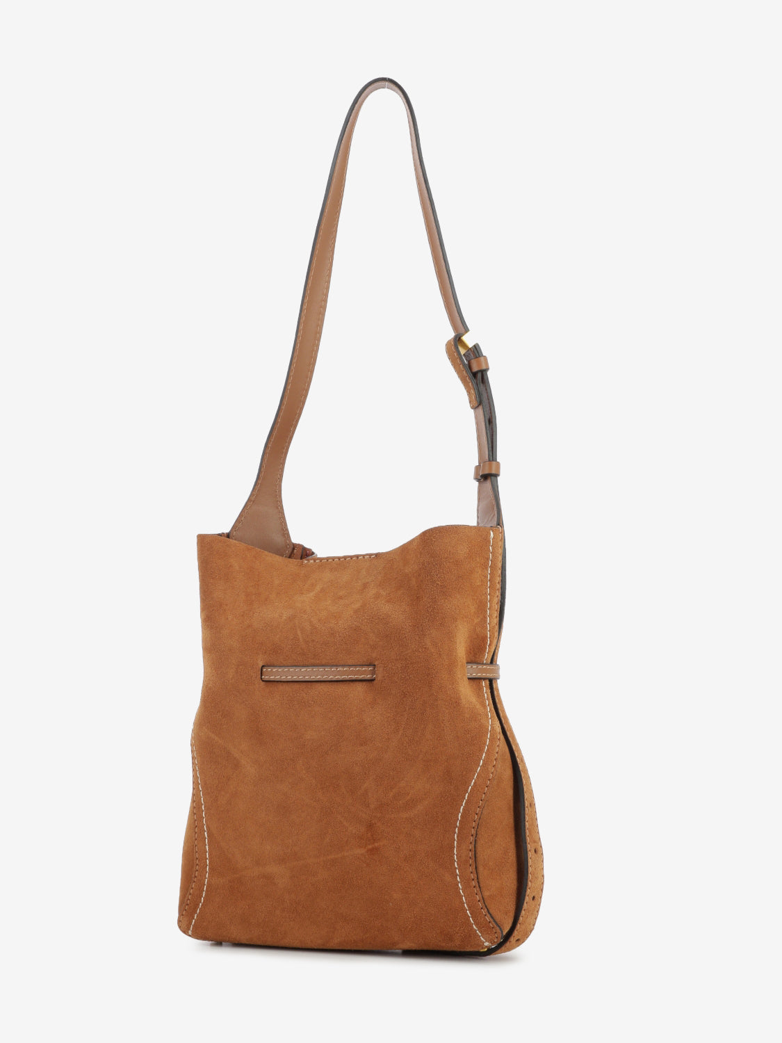 Borsa Sienna in suede caramel