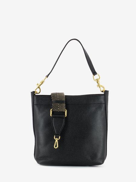 Borsa Tea in pelle nera