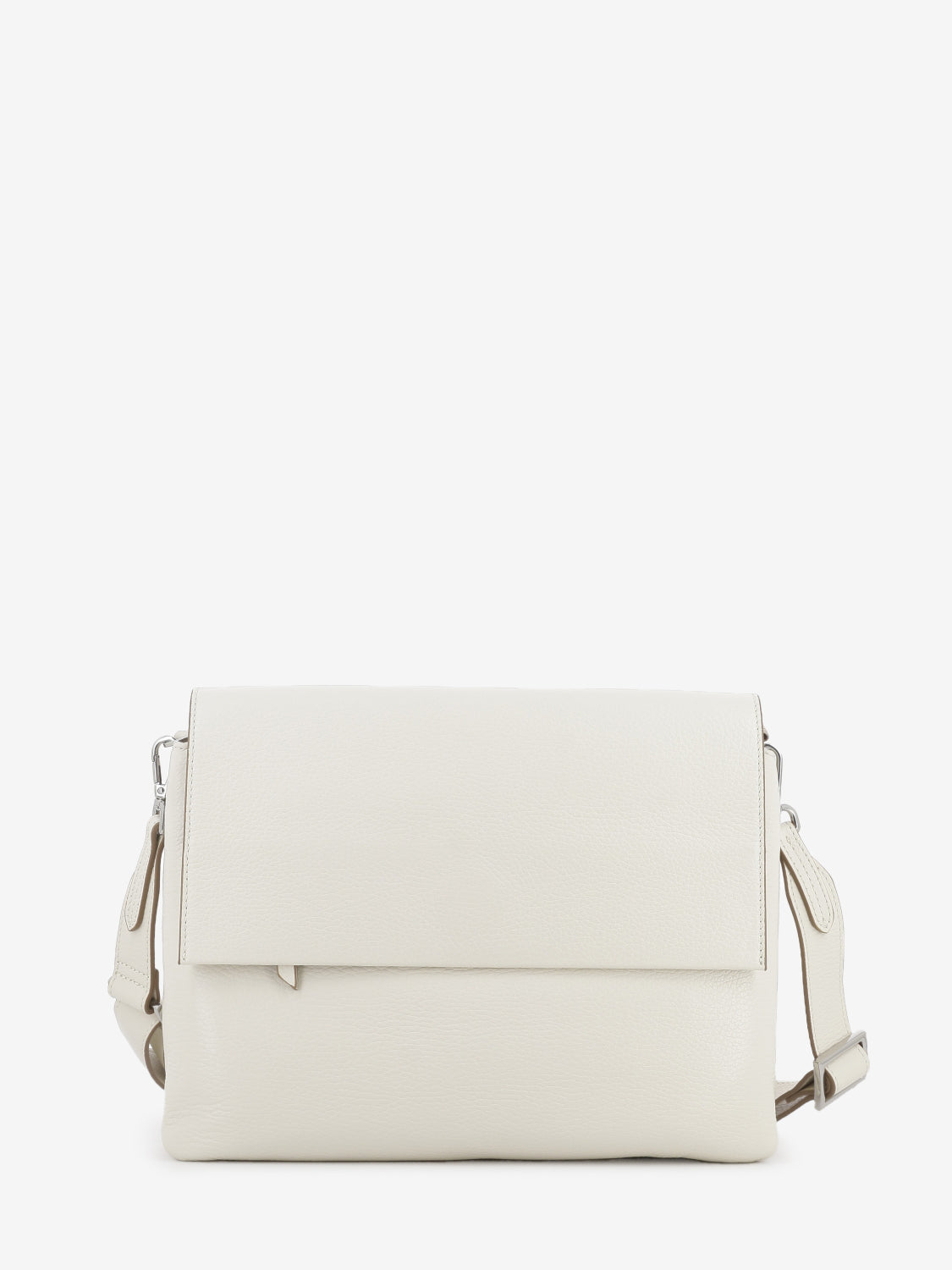 Borsa Three in pelle marble