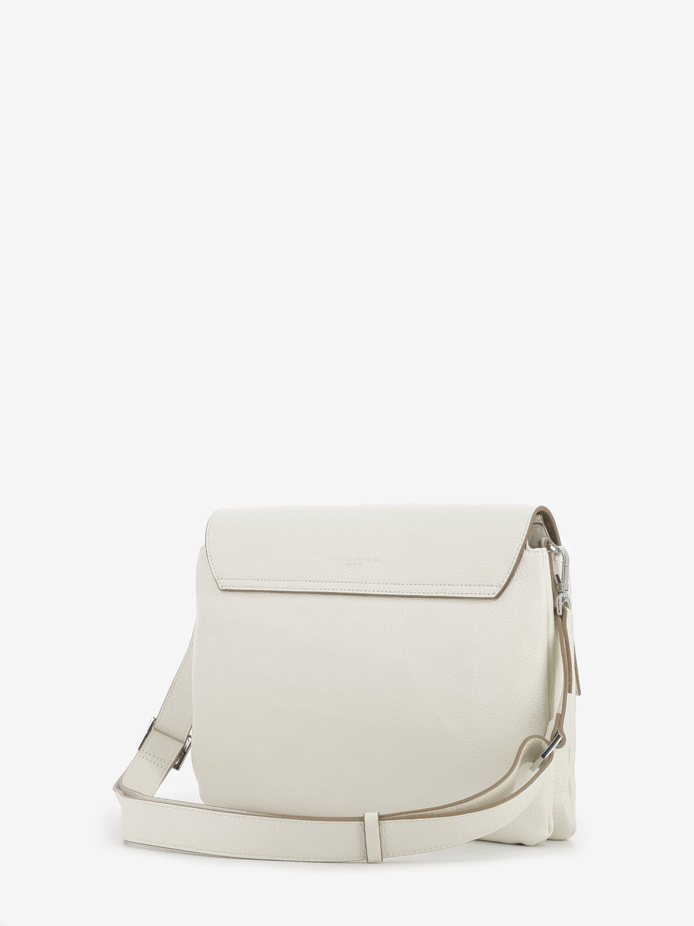 Borsa Three in pelle marble