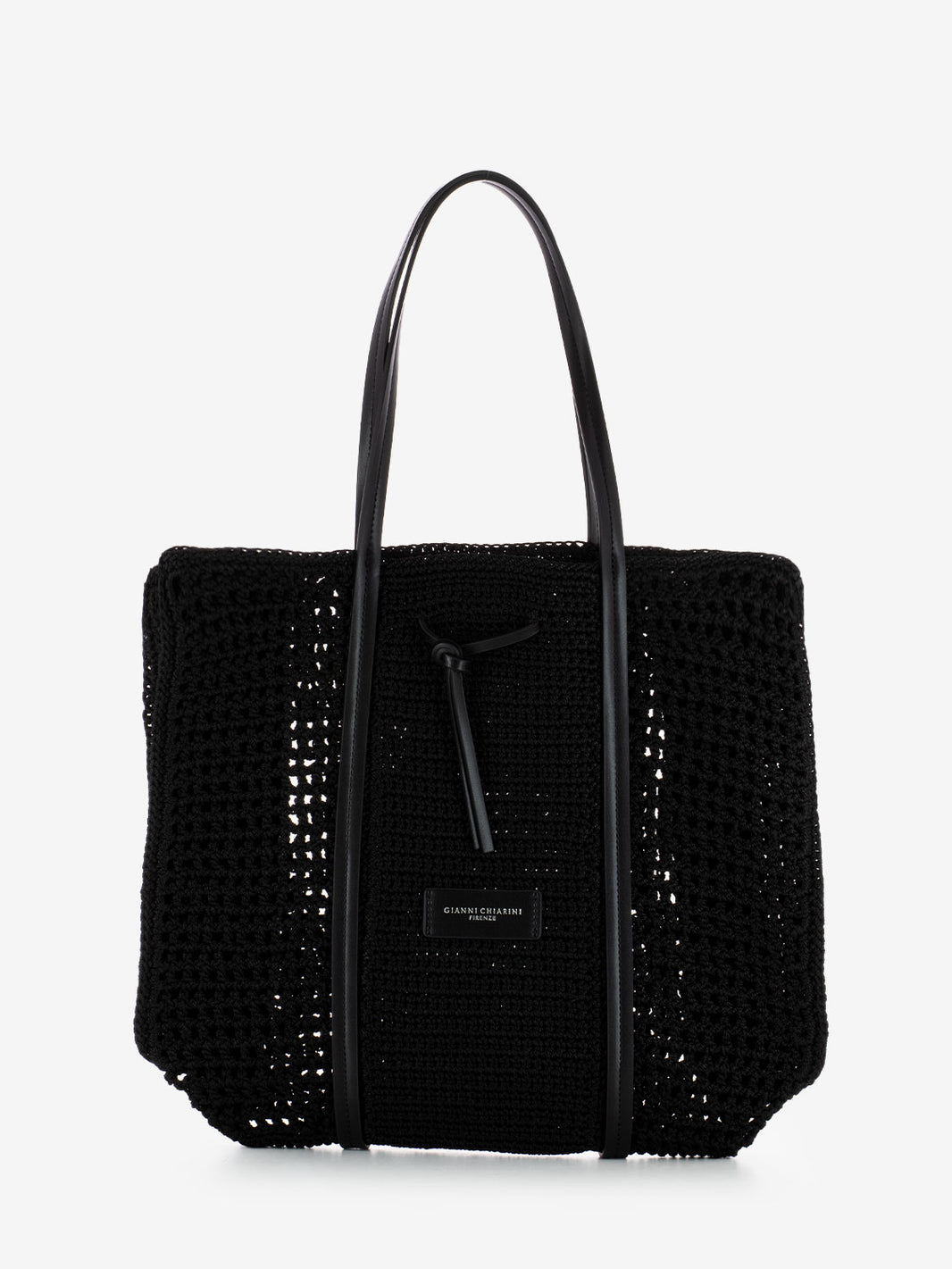 Victoria crochet black bag