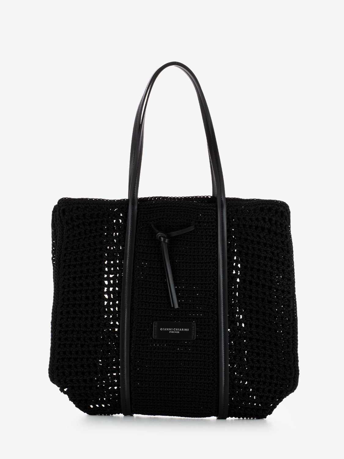 Victoria crochet black bag