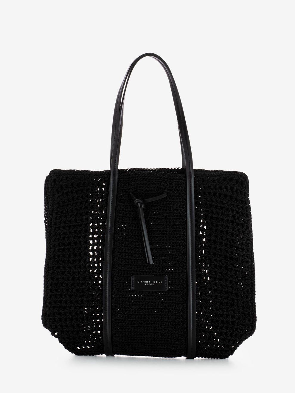 Victoria crochet black bag
