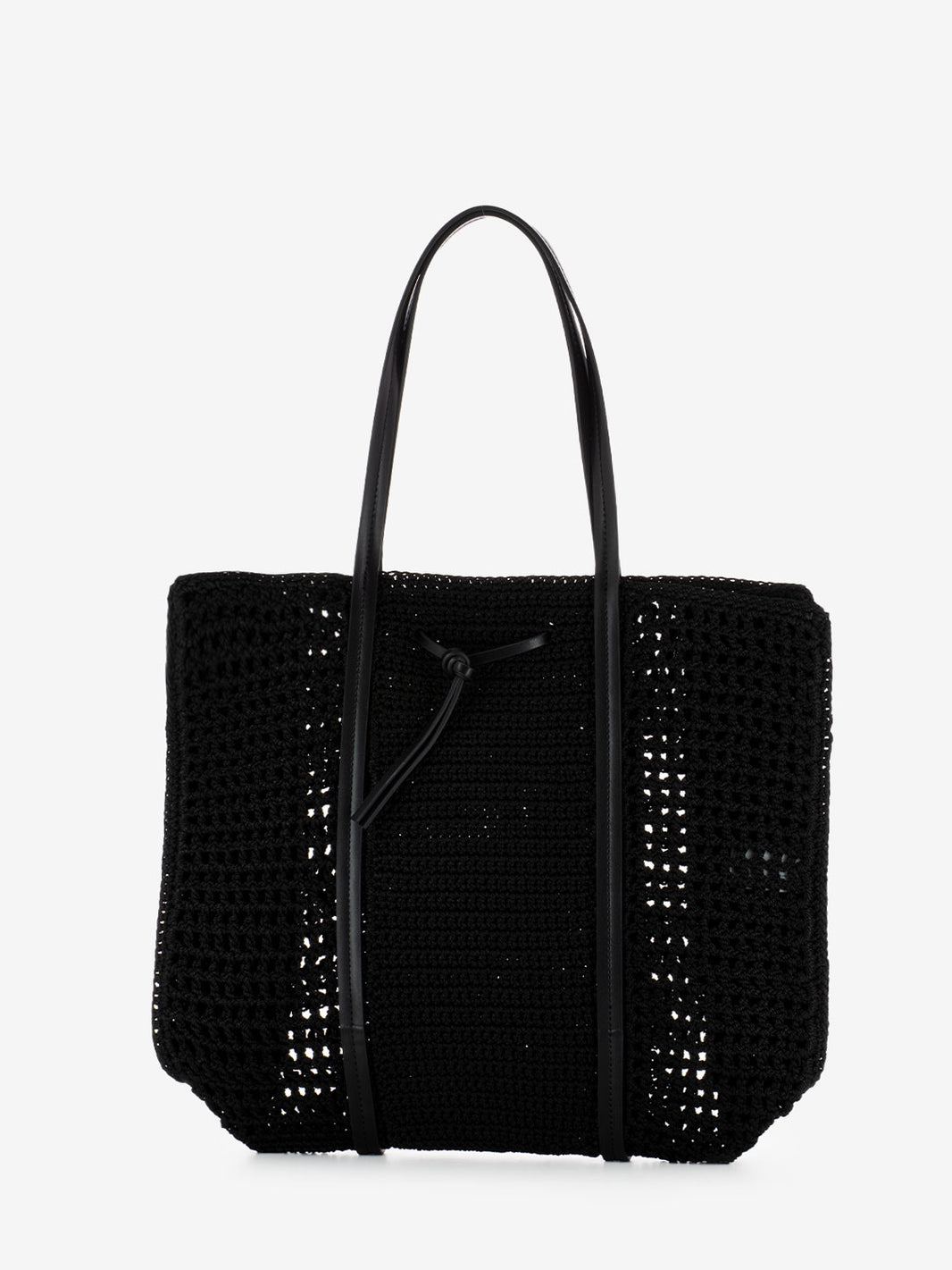 Victoria crochet black bag