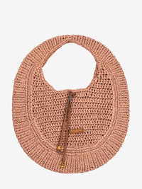Borsa crochet Nefeli blush