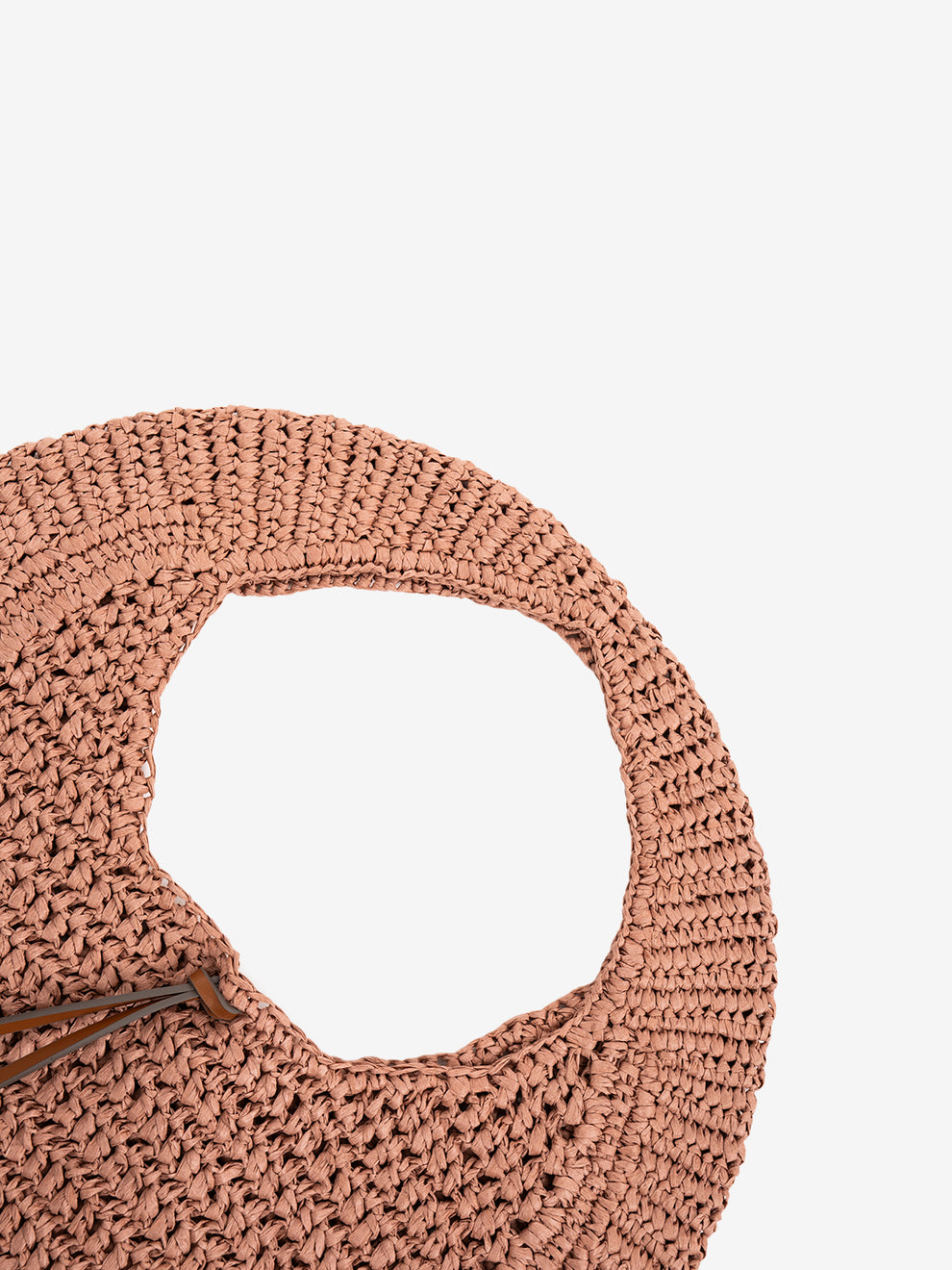 Borsa crochet Nefeli blush