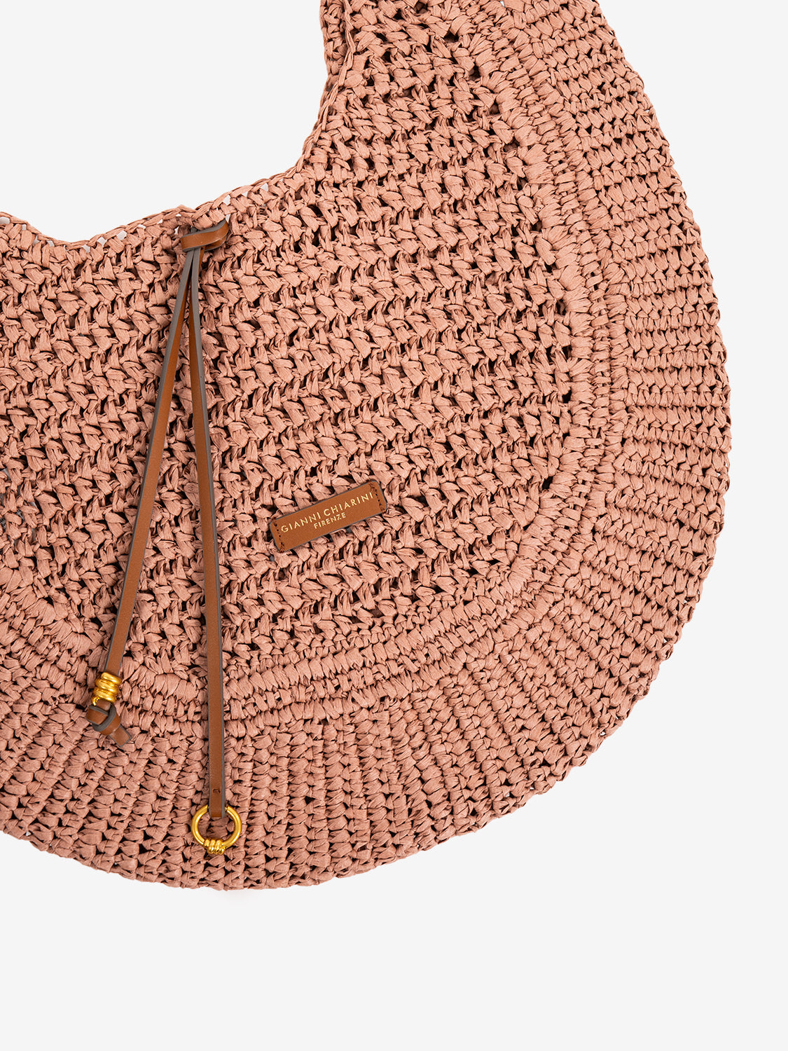 Borsa crochet Nefeli blush