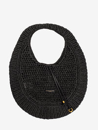 Borsa crochet Nefeli nero