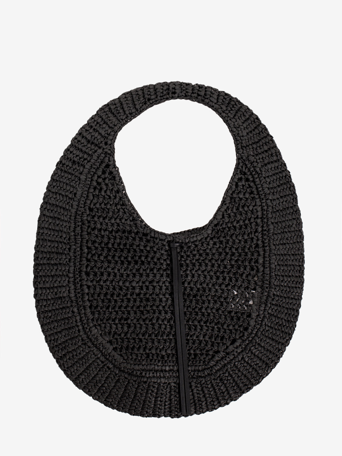 Nefeli black crochet bag