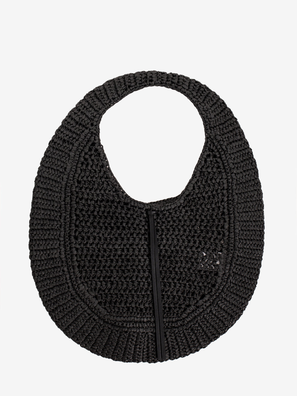 Nefeli black crochet bag