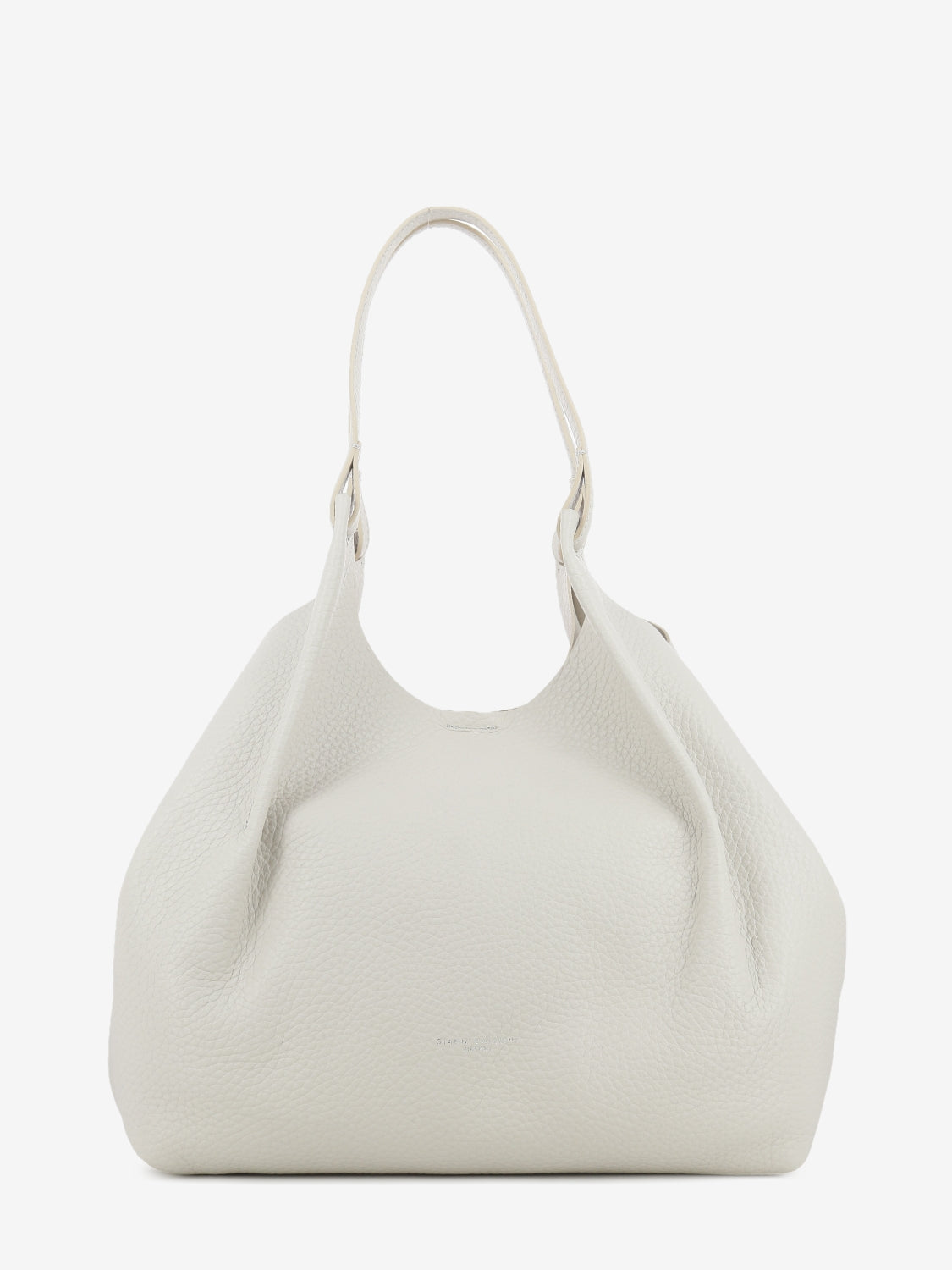 Dua sand leather bag