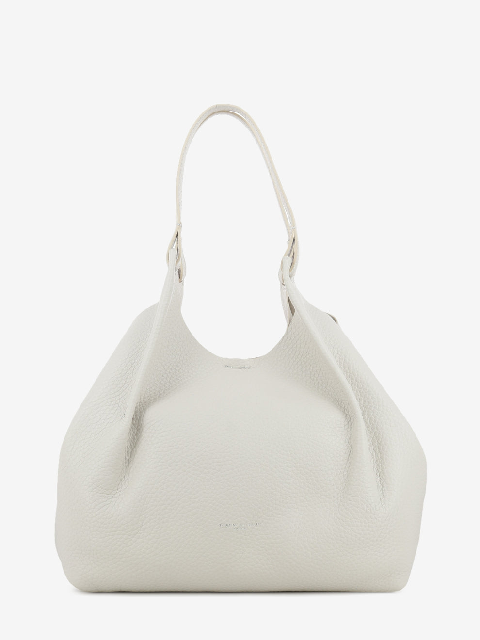 Dua sand leather bag