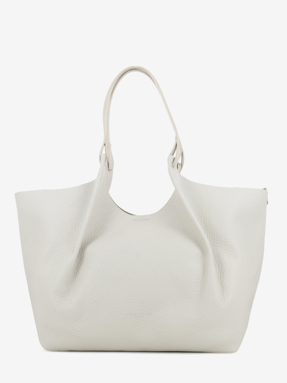 Dua sand leather bag
