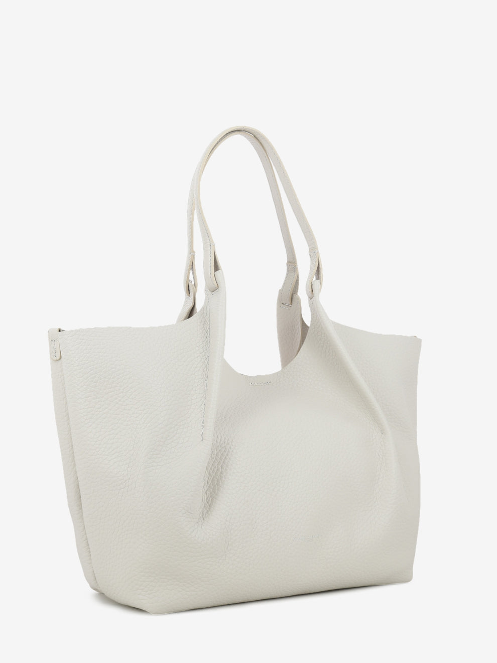 Dua sand leather bag