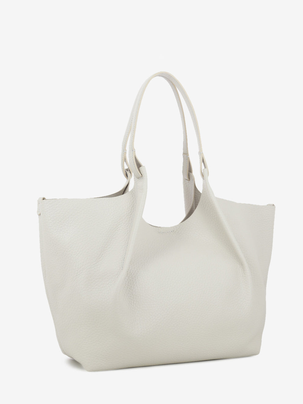 Dua sand leather bag